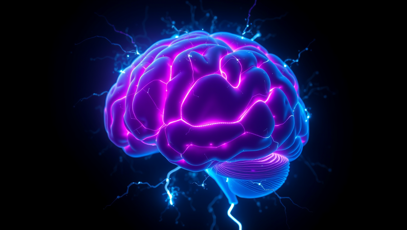Cerebro con conexiones neuronales iluminadas en rosa, la psicología del momento correcto