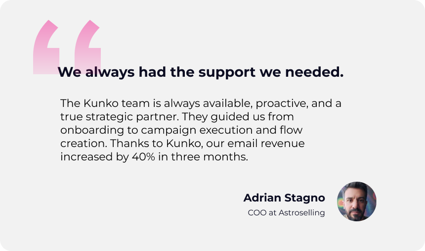 Testimonio de Adrian Stagno, COO de Astroselling